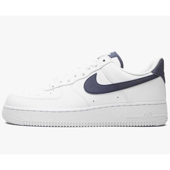 NIKE Air Force 1 Low 'Midnight Navy' Sneakers Size 13 - Picture 1 of 9